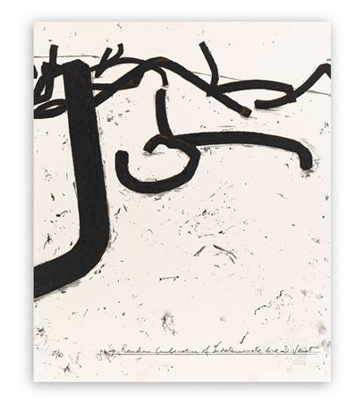 BERNAR VENET (1941) - Random combination of indeterminate lines, 1995