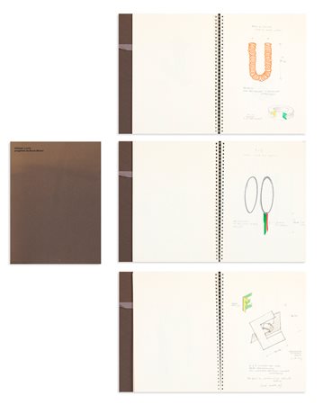 BRUNO MUNARI (1907-1998) - Alfabeto Lucini progettato da Bruno Munari, 1987
