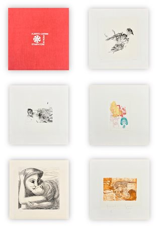 AUTORI VARI (FERRONI, FIESCHI, GUERRESCHI, LEVI E VESPIGNANI) - Incisioni di Ferroni, Fieschi, Guerreschi, Levi e Vespignani, seconda metà anni '60