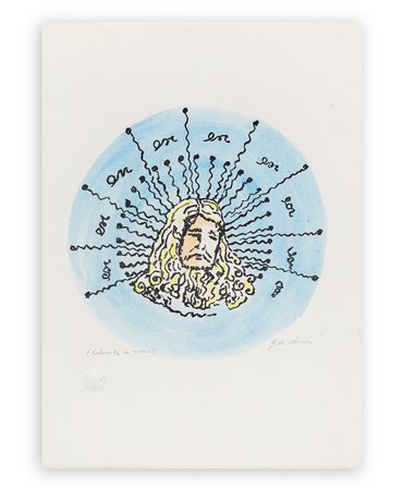 GIORGIO DE CHIRICO (1888-1978) - Testa di cristo, 1977