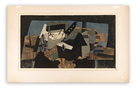GEORGES BRAQUE (1882-1963) - Le Guéridon noir
