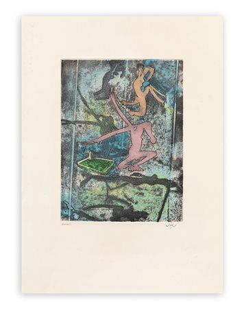 ROBERTO SEBASTIAN MATTA (1911-2002) - Centre noeuds, 1974
