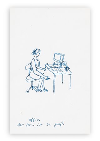 STEPHAN BALKENHOL (1957) - Senza Titolo, 1999