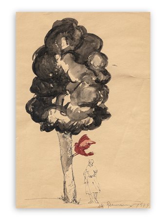 MIMMO GERMANÀ (1944-1992) - Senza Titolo, 1979