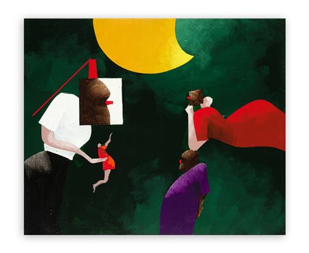 EMILIO TADINI (1927-2002) - Fiaba