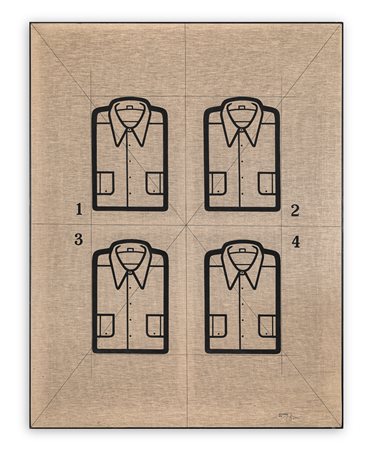 TINO STEFANONI (1937-2017) - Le camicie 12B, 1972