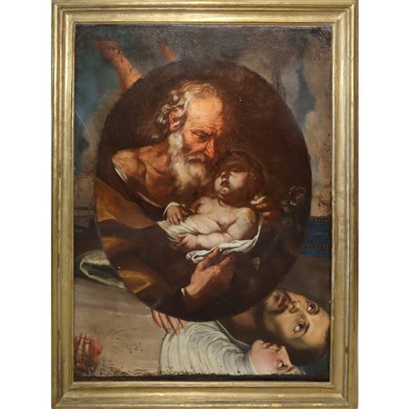 San Giuseppe con Bambino, 17° secolo painter