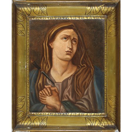 Madonna addolorata in preghiera, primi 19° secolo
