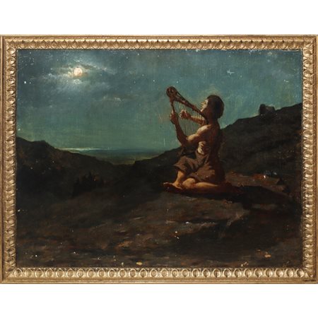 Joseph Marius Avy (Marsiglia 21/09/1871-Parigi 29/12/1939)  - Serenata alla luna