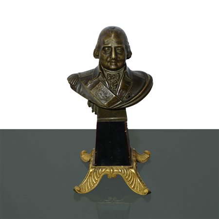 ‘Luigi XVIII’ , scultura in bronzo, France, 1814-1824