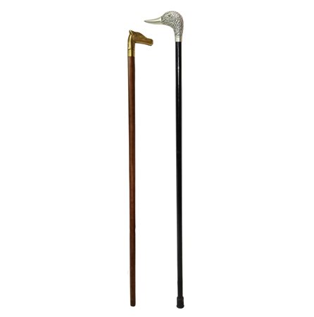 Due bastoni, di cui uno animato