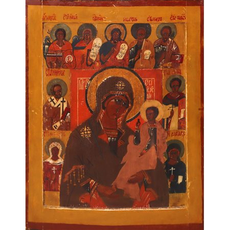 Icona russa Hodigitria, nineteen° secolo