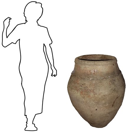 Grande Giara a pasta gialla, Sicily, 18th/19° secolo.