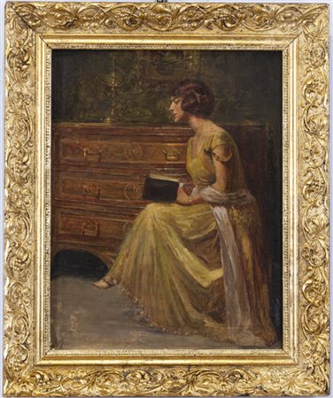 Francesco De Nicola Chieti 1882 - Napoli 1962, Figura Femminile