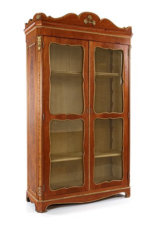 Libreria a due sportelli, Francia inizi del XX secolo cm 192x115x40 con...