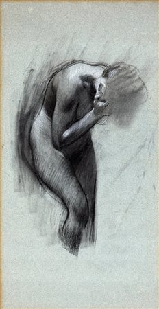 Adolf Hirémy-Hirschl (Ungheria 1860-Roma 1933) Studio per un personaggio...