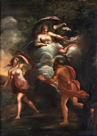 Pier Francesco Mola (Coldrerio 1612-Roma 1666) Alfeo e Aretusa 1650 ca. Olio...