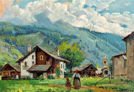 Mario Moretti Foggia (Mantova 1882-Pecetto (NO) 1954) Dintorni di Macugnaga...