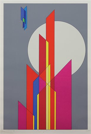 Veronesi Luigi Geometrie, 1989 litografia su carta, cm. 70x50, es. 48/99...