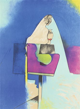 Dova Gianni Senza titolo litografia su carta, cm. 93x68,5, es. 15/100 firmata...