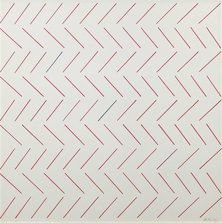 Nigro Mario Senza titolo litografia su carta, cm. 70x70, es. 20/75 firmata in...