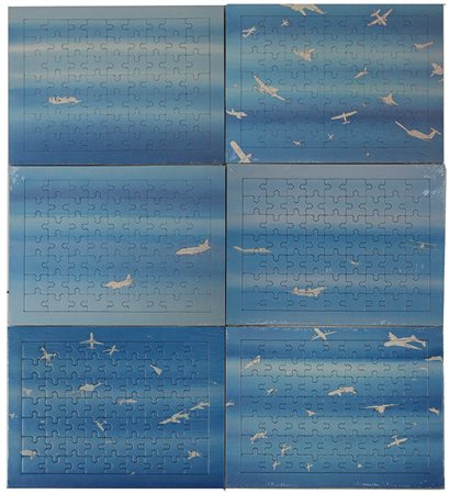 Boetti Alighiero Cieli ad alta quota 6 puzzle, multiplo in 4.000 esemplari,...