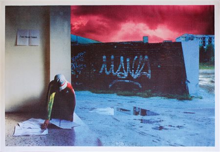 Botto e Bruno I have never been I serigrafia su tela plastificata, cm. 60x86,...