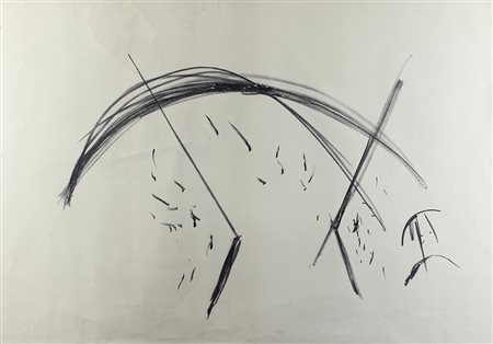 Lucioni Senza titolo, 1969 grafite su carta, cm. 70x100 firmata in basso a...