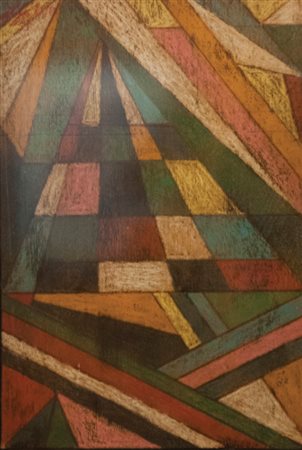 Galvano Albino Senza titolo, 1950 olio su tavola, cm. 40x30 firmato e datato