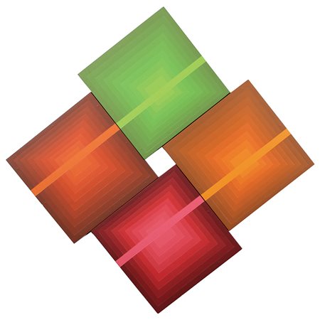 Jaramillo Jorge Senza titolo, 2004 acrilico su legno, cm. 86x86 firmato al...