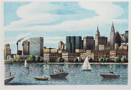 Damioli Aldo Senza titolo litografia su carta, cm. 50x70, es. 13/99 firmata...