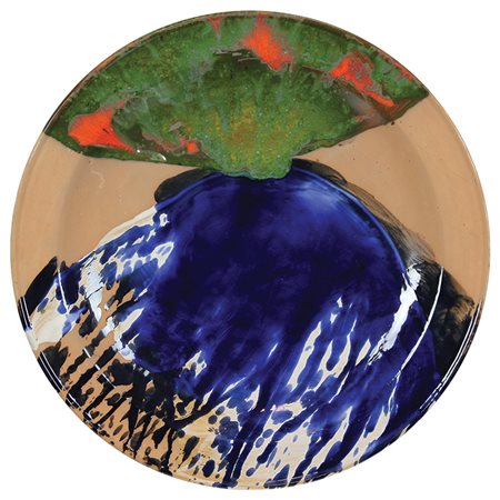 Lerpa Nes Senza titolo, 1996 piatto in terracotta smaltata, diam. cm. 60...