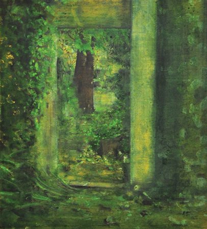 Vignozzi Piero Villa Manenti, (anni '70) olio su tavola, cm. 46x38 firmato in...
