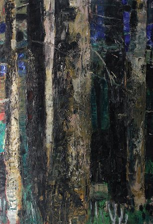 Frangi Giovanni Summertime, 1998 olio su tela, cm. 260x180 firmato,...