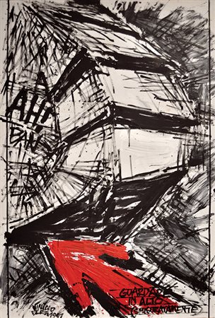 Berti Vinicio Guardare in alto (smisuratamente), 1991 olio su tela, cm....