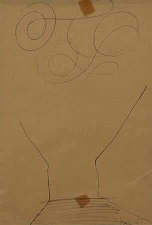 Fontana Lucio Progetto per ambiente spaziale IX Triennale di Milano, 1951...