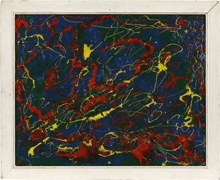 Giuseppe Allosia (1910-1983) Senza titolo Olio su tela cm 40x50 Firma sul...