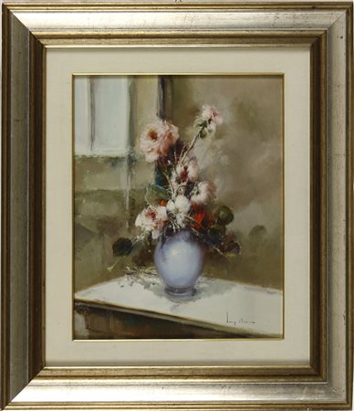 Luigi Rocca (1952) Senza titolo Olio su tela cm 50x40 Firma in basso a destra