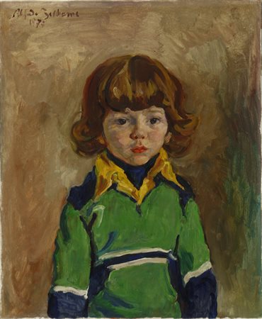 Alfredo Beltrame (1901-1996) Senza titolo, 1977 Olio su tela cm 60x50 Firma e...