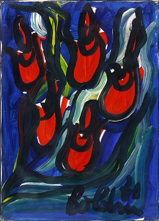 Gustavo Boldrini (1927-1988) Senza titolo, 1971 Olio su tela cm 70x50 Firma e...