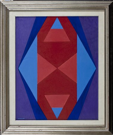 Galliano Mazzon (1896-1978) D-635 Divisioni proporzionali, 1974 Olio su tela...