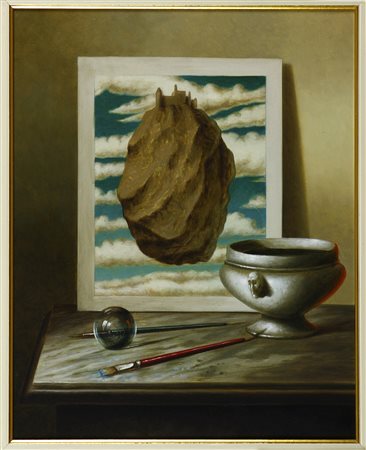 Davide Nunziante (1979) Verso lo Zarathustra, 2005 Olio su tela cm 50x40...