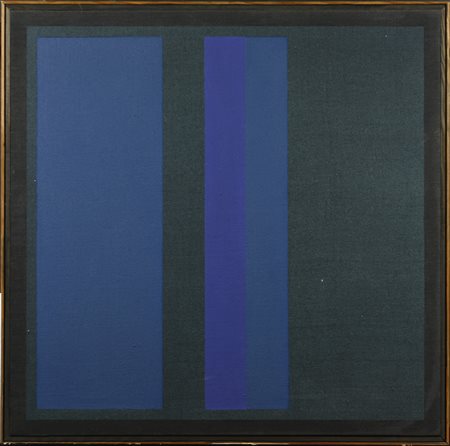 Carlo Ciussi (1930-2012) A me per una prova.., 1978 Olio su tela cm 80x80...