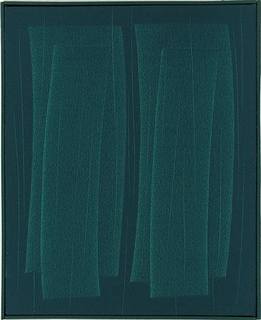 Gianni Pellegrini (1953) Senza titolo, 1993 Tempera su tela cm 43x35 Firma...