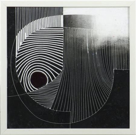 Ben Ormenese (1930-2013) Senza titolo, 2003 Tecnica mista su cartone cm 30x30...