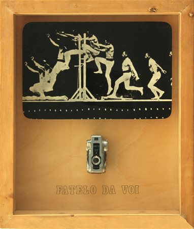 Eugenio Miccini (1925-2007) Fatelo da voi, 1970 Tecnica mista su tavola in...