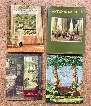 ANTONIO SALIOLA - Lotto unico di 4 cataloghi