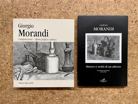 GIORGIO MORANDI - Lotto unico di 2 cataloghi
