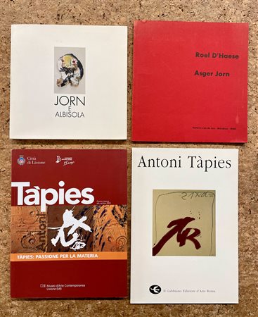 ANTONI TÀPIES E ASGER JORN - Lotto unico di 4 cataloghi