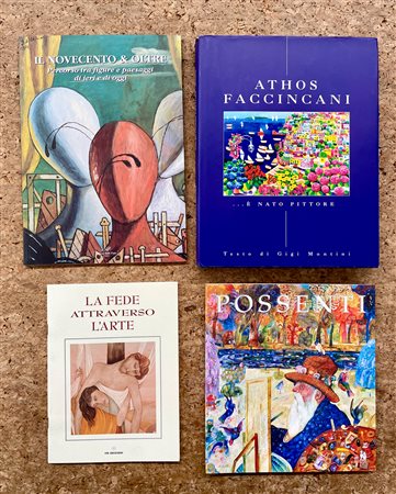 ARTE FIGURATIVA ITALIANA - Lotto unico di 4 cataloghi